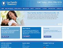 Tablet Screenshot of myleefamilydentistry.com